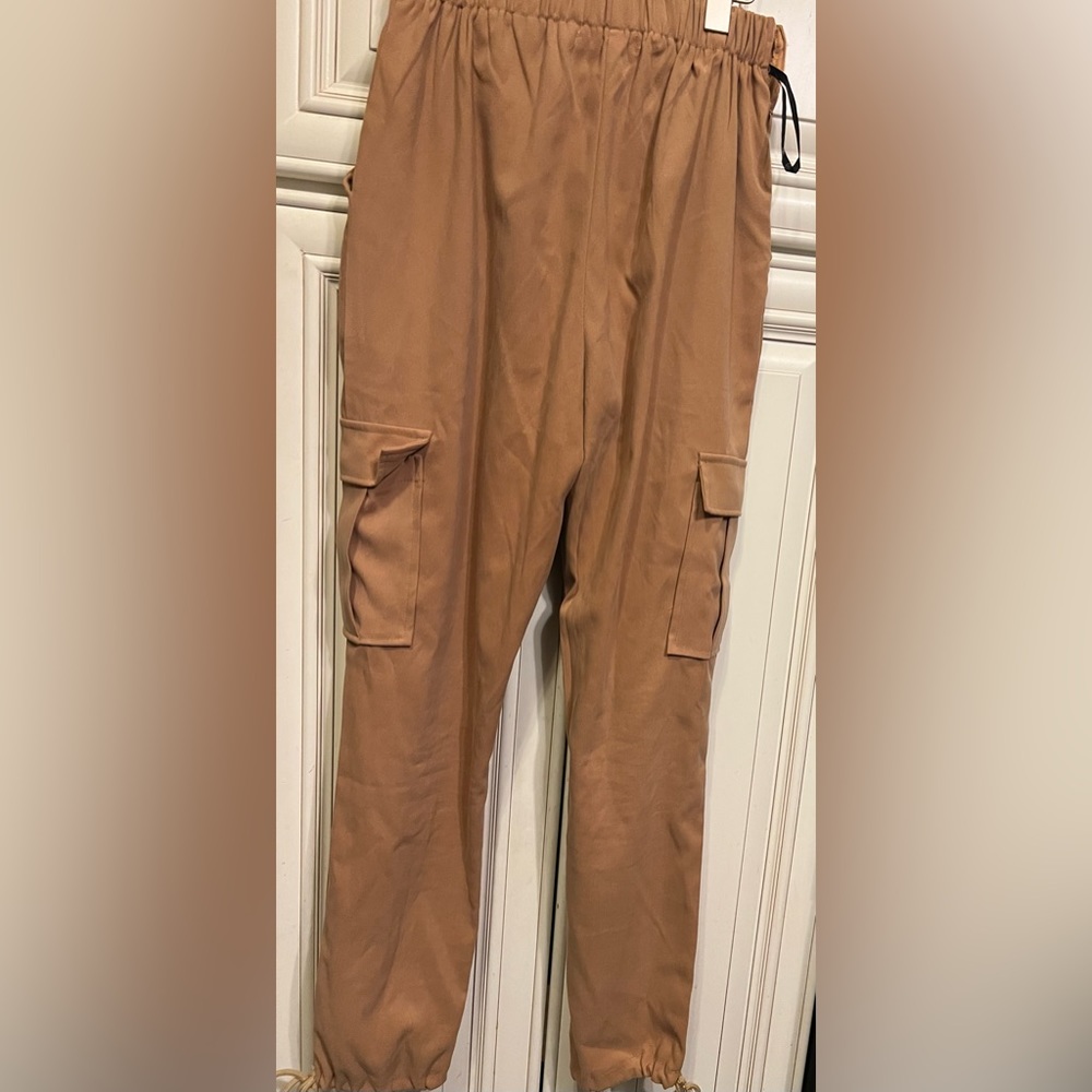 Missguided utility cargo pants Brown Sz 4